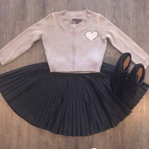 NWOT Betsey Johnson Gray Panda Sweater